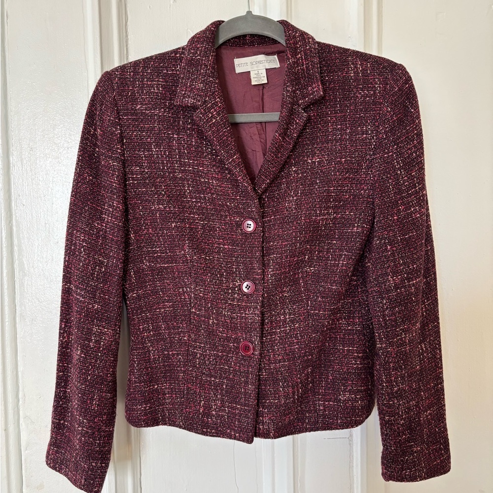 Vintage Women's Tweed Blazer Jacket